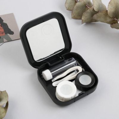 Контейнер для контактных линз "Сияй", 6,5 х 6,5 см