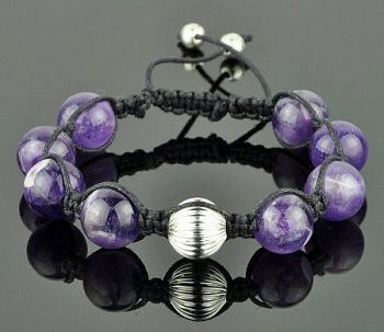 Браслет Аметист "Шамбала" арт. бП1500