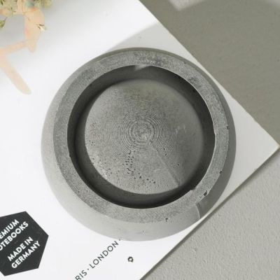 Пепельница "Вокруг земли", бетон 11,9*3,6