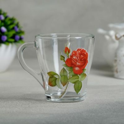 Кружка «Алая роза», 250 мл, в подарочной упаковке