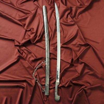 Шашка сувенирная "Шамиль" мельхиор