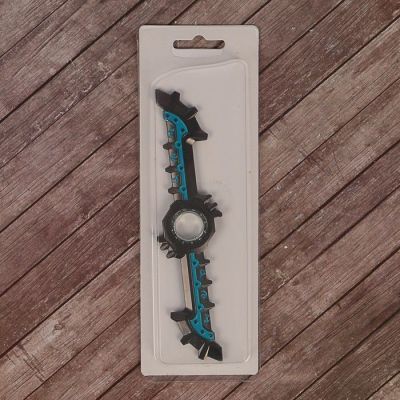 Сюрикен "Всевидящее око", голубо-серый, 2 лезвия, 4*16 см