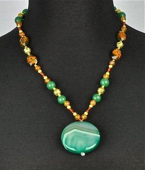 Бусы  "Ягуар" арт.1235