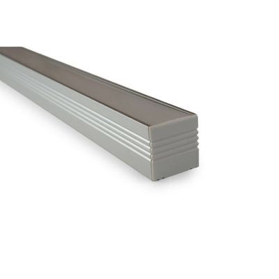 Накладной профиль SWG для светодиодной ленты, 2 м, 35 × 35 мм, матовый рассеиватель, 2 заглушки