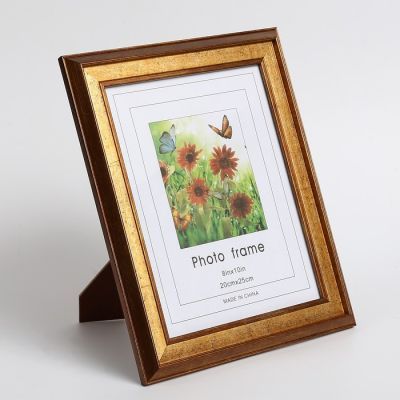 Фоторамка пластик 20х25 см "Фердинанд" золотая патина 32х27х2,1 см