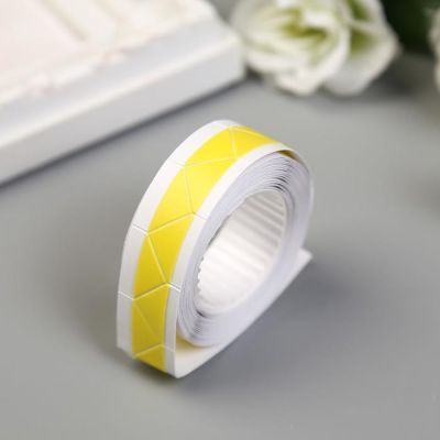 Набор уголков с кармашком для фотографий 250 уголков "Жёлтые" 2мх1,6 см