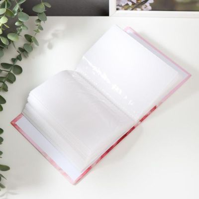 Фотоальбом "Бутон и бабочки"на 100 фото 10х15 см, 12,5х5х16,5 см, ПП карм.