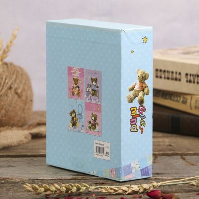 Фотоальбом на 40 фото 10х15 см "Медведь" объёмный элемент, в коробке МИКС 17х14х5 см