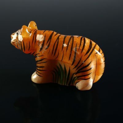Сувенир «Тигр идущий», селенит