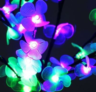 Светодиодный куст "Цветок сакуры" улич. (0,65 м.)