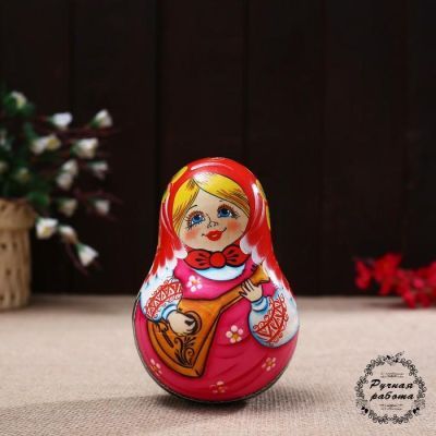 Неваляшка «Ромашка балалайка» 14 см