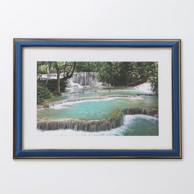 Фоторамка пластик 21х30 см (284Р) синий малахит