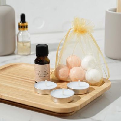 Набор для ароматерапии «Радуй себя», 10.8 х 14.1 см, аромат ванили