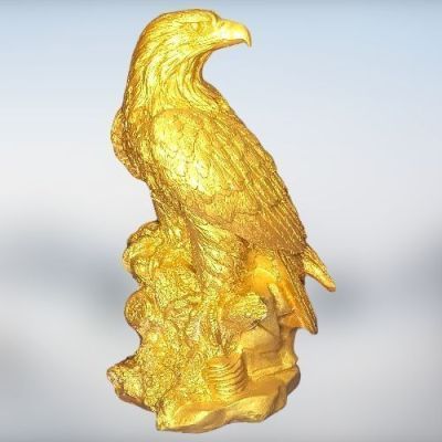 Копилка "Орел золотой на скале", 30 см