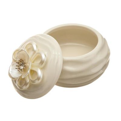 Сувенир керамика "Белый жасмин"МИКС 6,5х8,5х8,5 см