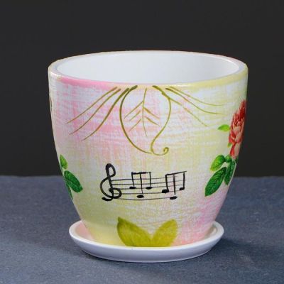 Кашпо "Винтаж" розы 0,8 л