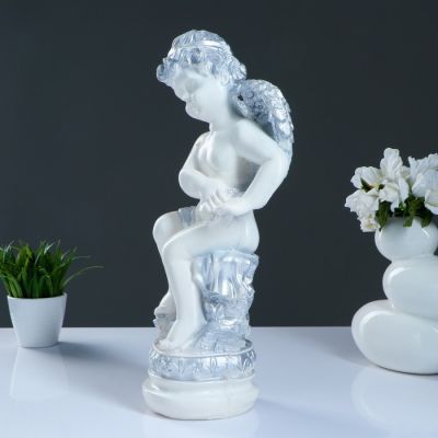 Копилка "Ангел на камне" 43х14см белый