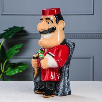 Копилка "Грузин", глазурь, разноцветная, 40 см