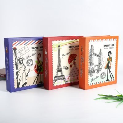 Фотоальбом на 80 фото 10х15 см "Путешественница по Европе" в коробке МИКС 23х19х5,2 см