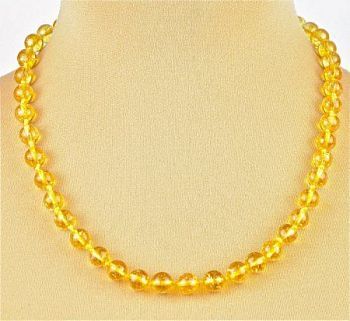 Бусы Цитрин "Классика №8" арт.НЦТ-1(8)-48-1