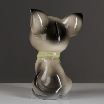 Копилка "Гаврик", глянец, серая, 22 см