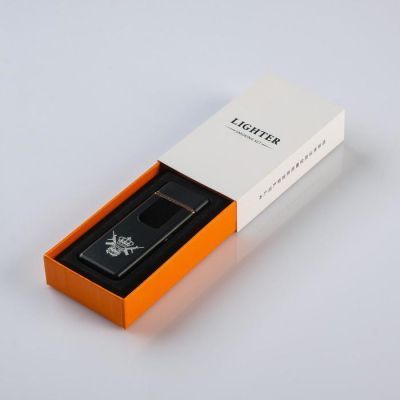 Зажигалка электронная, спиральная, "KING" 3х7.3 см. USB