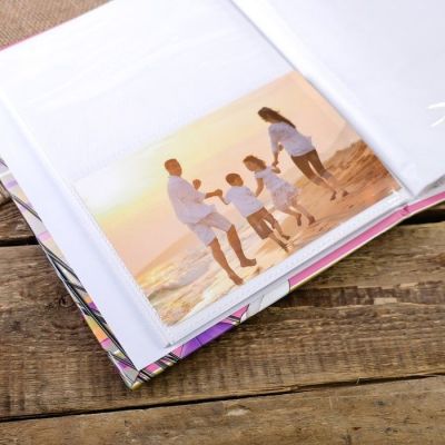 Фотоальбом на 192 фото 10х15 см "Луговые цветы" МИКС 22,5х17,5х5,5 см