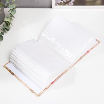 Фотоальбом "Букет" на 100 фото 10х15 см, 12,5х5х16,5 см.  ПП карм.