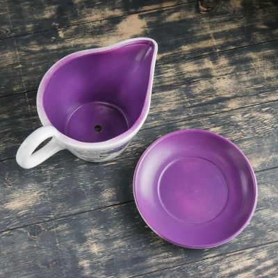 Горшок цветочный в форме кувшина "Лаванда" 29*17*13 см