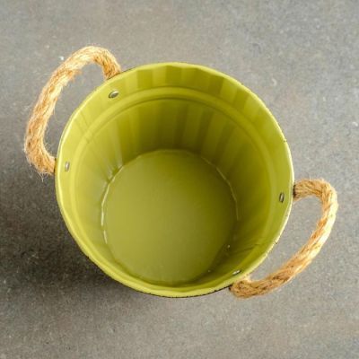 Кашпо-ведерко "Оригинальное" цвет микс, 13*13*12 см