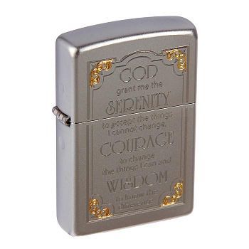 Зажигалка ZIPPO 28458 Classic с покрытием Satin Chrome