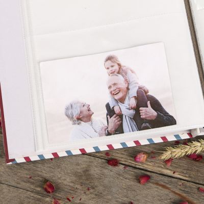 Фотоальбом на 100 фото 13х18 см "Ретро" в коробке МИКС 29,5х23х5,5 см