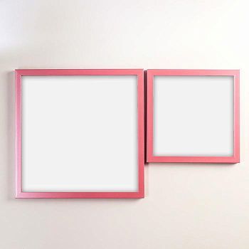Набор фоторамок пластик "Радуга" 2 шт