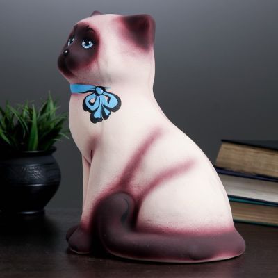 Копилка "Кот сиамский" 30см, МИКС