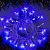 Гирлянда «Нить» 2 м, IP20, прозрачная нить, 20 LED, свечение синее, 2 режима, AAх3