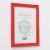 Фоторамка пластик L-6 21х30 см, красный, с небьющимся стеклом Фоторамка пластик L-6 21х30 см, красный, с небьющимся стеклом