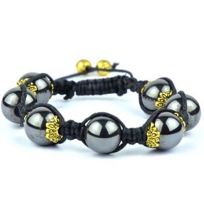 Браслет Гематит "Шамбала 12" арт.бП1845