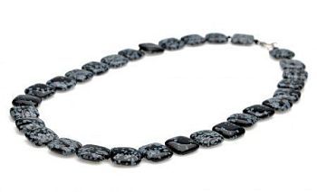 Бусы Обсидиан "Тет-а-тет" арт.НОБ-15(15)-52-3