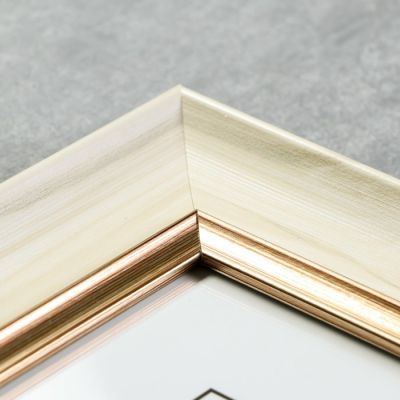 Фоторамка пластик 30х40 "Марселье" светлый беж 47х37х2 см