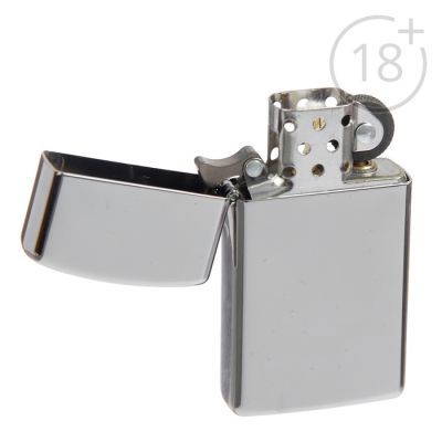 Зажигалка ZIPPO 1610 Slim с покрытием High Polish Chrome