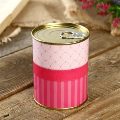 Носки в банке "Для самой любимой"  (женские, цвет микс)