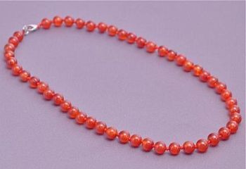 Бусы Сердолик "Классика №8" арт. НСР-1(8)-48-1у