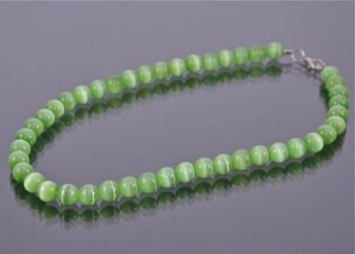 Бусы кошачий глаз "Цветоморфозы" НКГ-1(10)-45-16