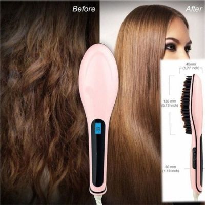Расческа - выпрямитель Fast Hair Straightener (цвет белый)