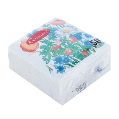 Салфетки бумажные «Гармония цвета. Божья коровка», 50 шт.