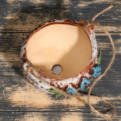 Кашпо фигурное "3 розы", подвесное 8,5*8*7см