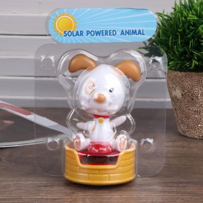 Маятник пластик от солнечной батареи "Пятнистый щенок" 9х5,8х5,8 см