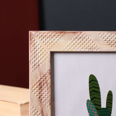 Фоторамка пластик 15х20 см "Миндальное искушение" 24х19 см