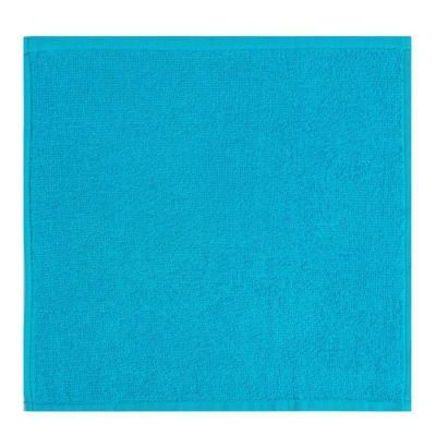 Набор полотенец в корзинке Этель "Сердечко"30х30шт - 4 шт, цв. голубой, 100%хл