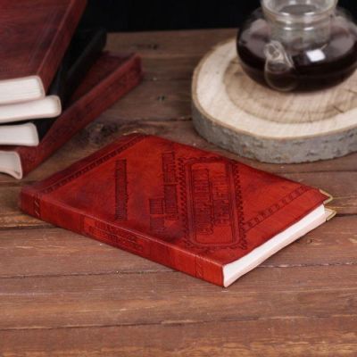 Недатированный кожаный ежедневник "Совершенно секретно" Индия